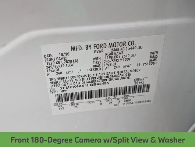 Used 2020 Ford Edge Titanium w/ Equipment Group 301A AWD/4WD image 32