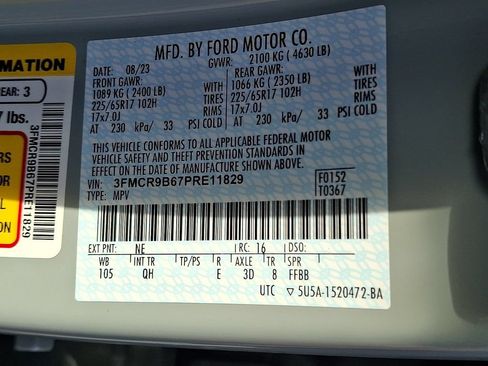 Certified 2023 Ford Bronco Sport Big Bend w/ Convenience Package AWD/4WD image 28