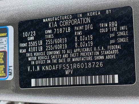 Used 2024 Kia EV9 Wind AWD/4WD image 33