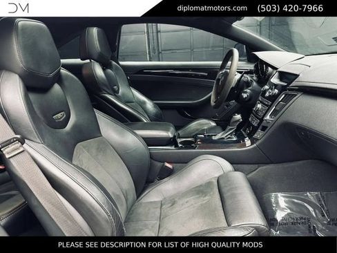 Used 2012 Cadillac CTS V w/ Wood Trim Package RWD image 20