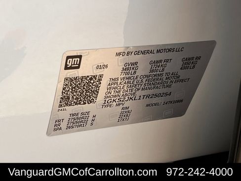 New 2026 GMC Yukon XL Denali w/ Sun & Power Step Package image 29