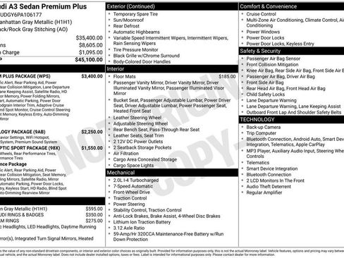 Used 2023 Audi A3 2.0T Premium Plus w/ Premium Plus Package FWD image 5