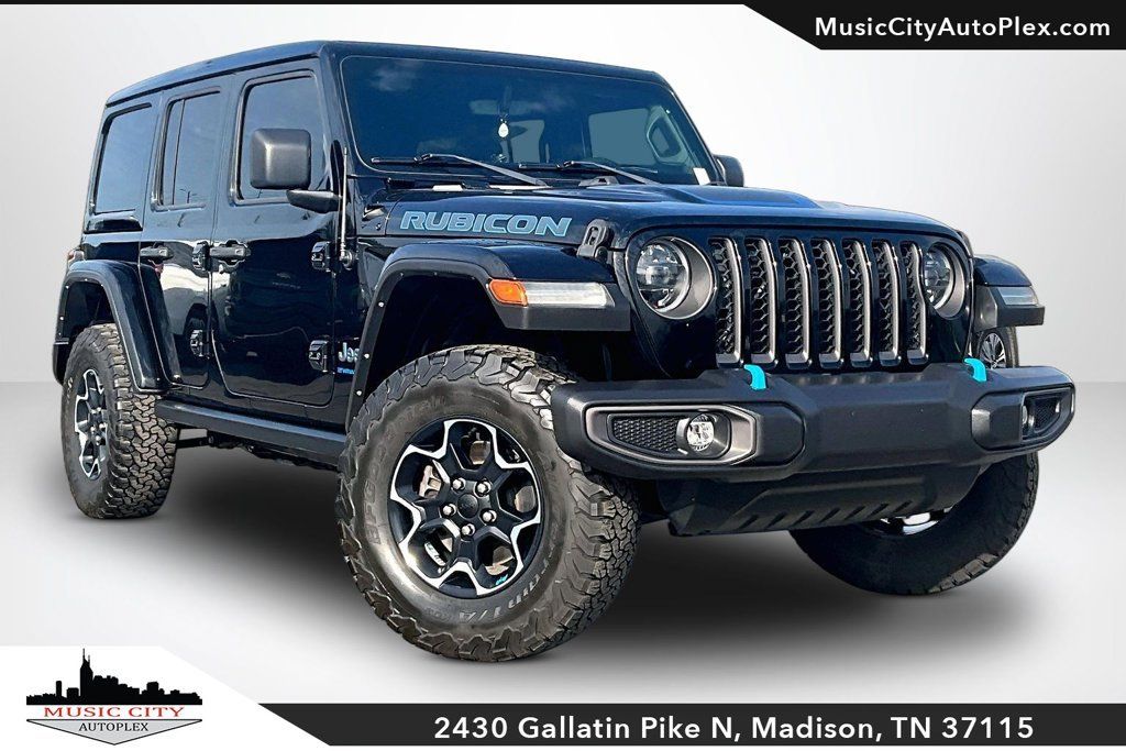 Used 2023 Jeep Wrangler Unlimited Rubicon 4xe w/ Cold Weather Group AWD/4WD image 1