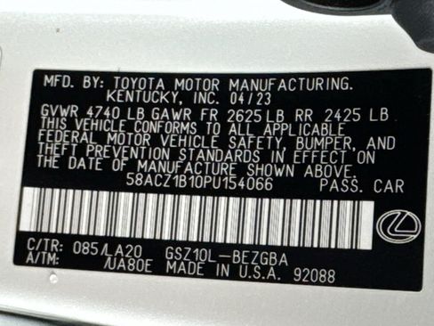 Used 2023 Lexus ES 350 w/ Accessory Package (Z2) FWD image 31