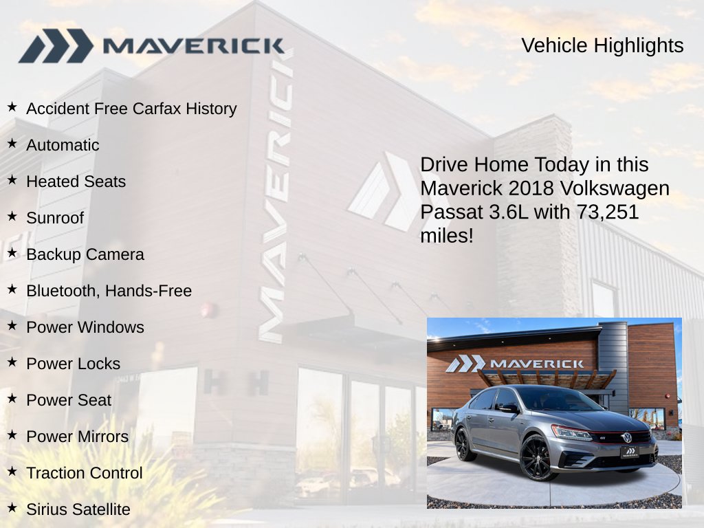 Used 2018 Volkswagen Passat 3.6 FWD image 5