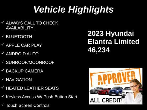 Used 2023 Hyundai Elantra Limited w/ Cargo Package FWD image 9