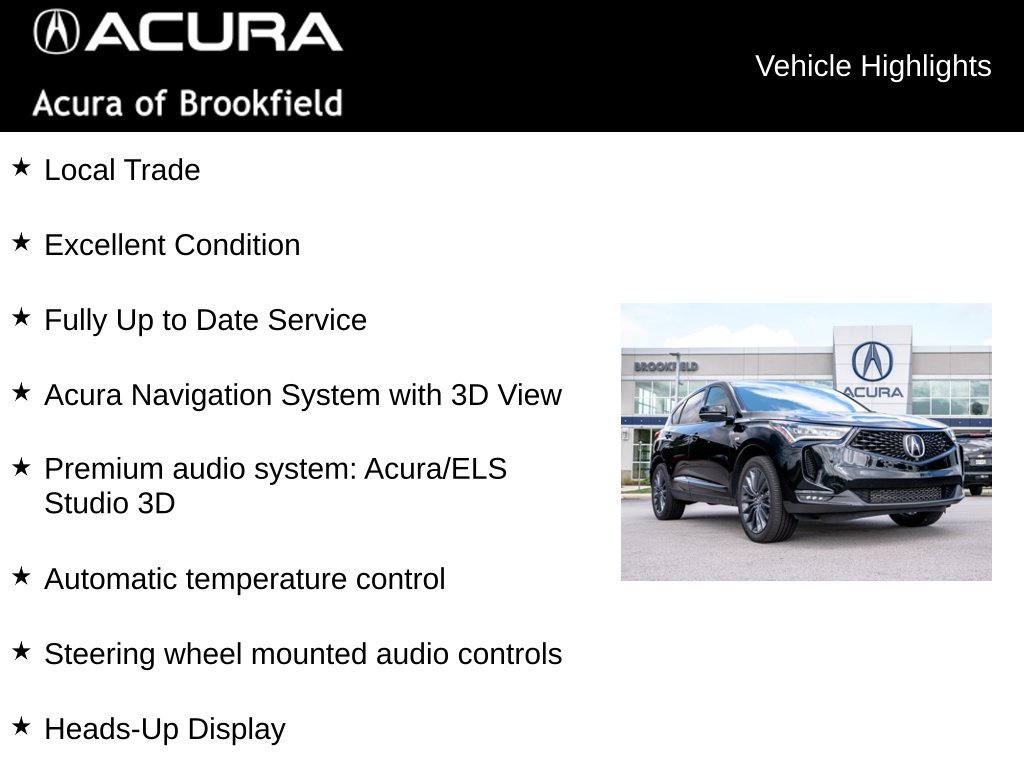 Certified 2023 Acura RDX w/ Advance Package AWD/4WD image 4