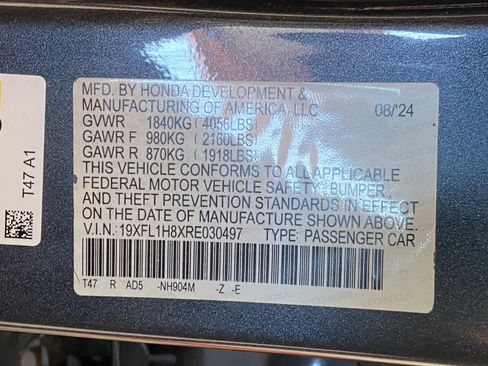 Used 2024 Honda Civic Sport Touring image 32