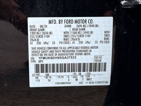 Used 2025 Ford Explorer Active w/ Active Comfort Package AWD/4WD image 33