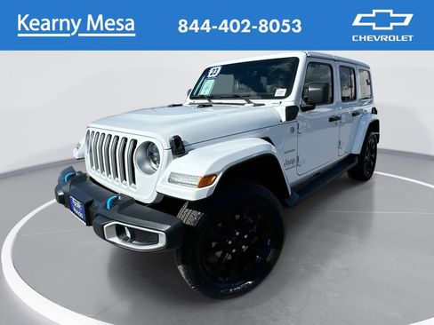 Used 2023 Jeep Wrangler Unlimited Sahara w/ Cold Weather Group image 1
