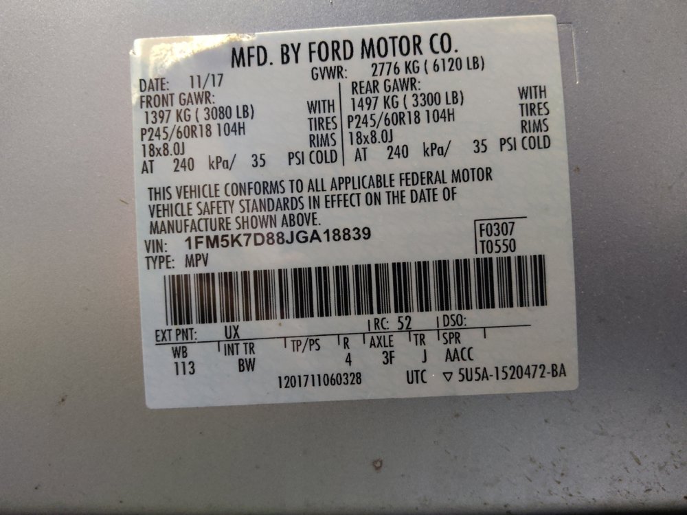 Used 2018 Ford Explorer XLT w/ Equipment Group 202A FWD image 33