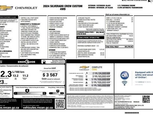 Used 2024 Chevrolet Silverado 1500 Custom w/ LPO, Dark Essentials Package image 20