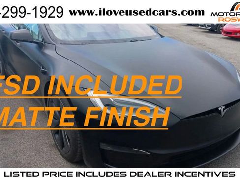 Used 2022 Tesla Model S Plaid AWD/4WD image 1