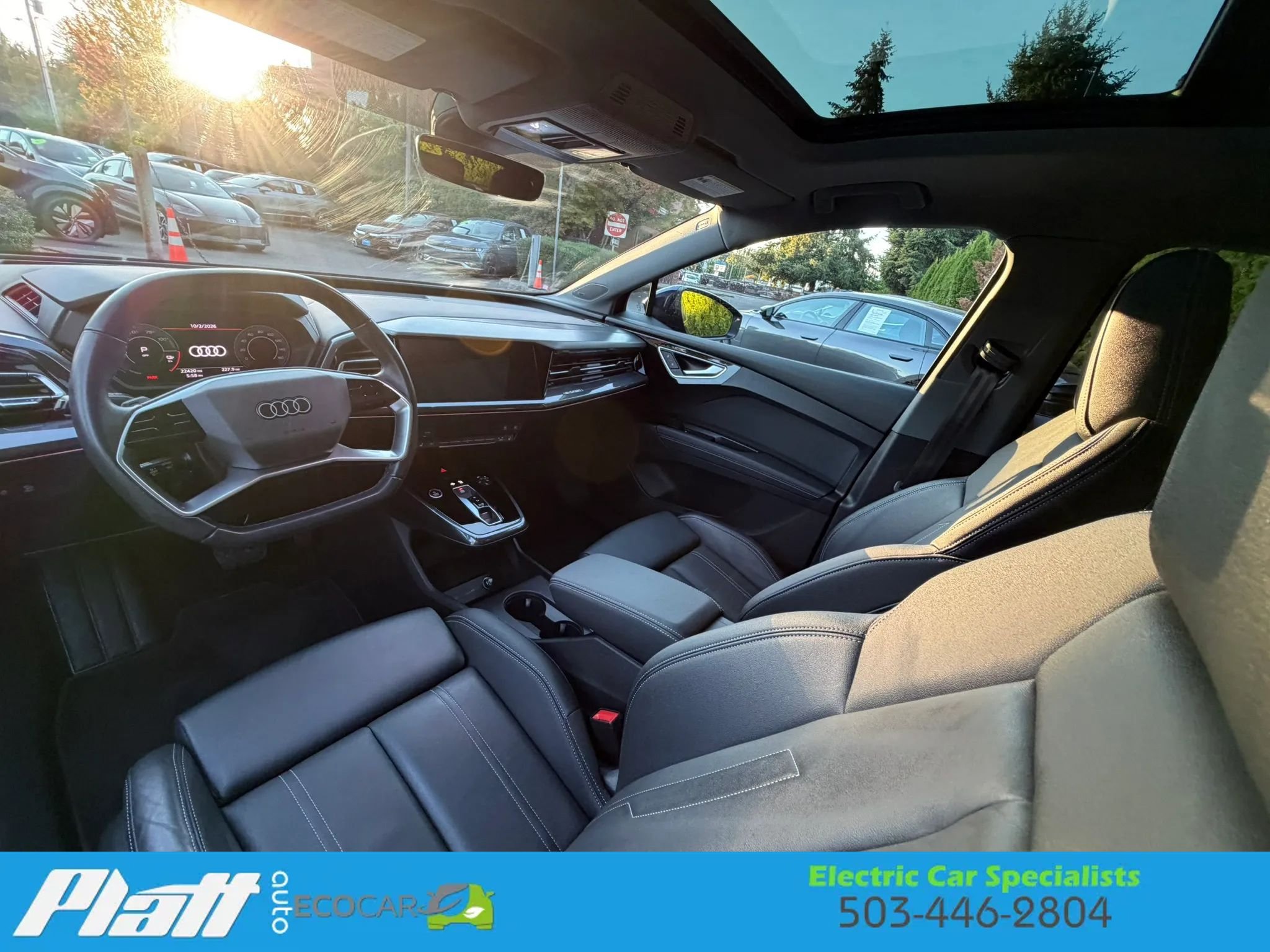 Used 2023 Audi Q4 e-tron Prestige w/ Black Optic Package AWD/4WD image 30