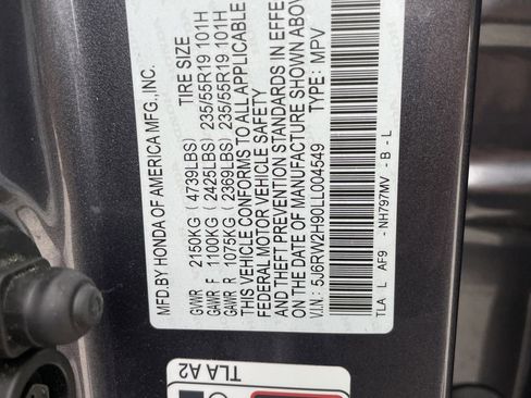 Used 2020 Honda CR-V Touring image 37