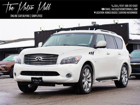 Used 2014 INFINITI QX80 4WD w/ Deluxe Touring Package image 1