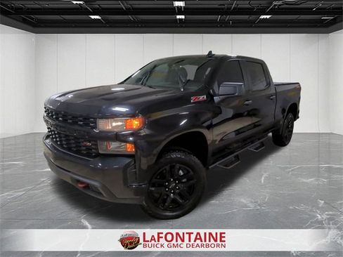 Certified 2021 Chevrolet Silverado 1500 Custom Trail Boss w/ LPO, Dark Essentials Package image 1