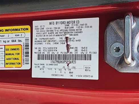 Used 2023 Ford Mustang Premium image 38