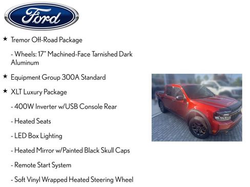 Used 2024 Ford Maverick Tremor w/ Tremor Off-Road Package AWD/4WD image 8