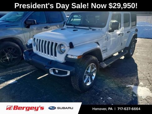 Used 2020 Jeep Wrangler Unlimited Sahara w/ Safety Group image 1