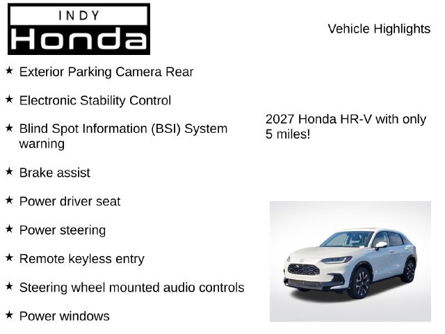 New 2027 Honda HR-V EX-L image 7