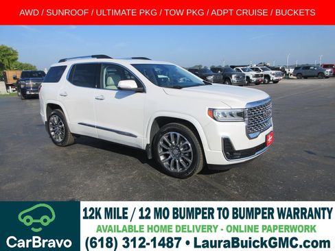 Certified 2022 GMC Acadia Denali w/ Denali Ultimate Package AWD/4WD image 1