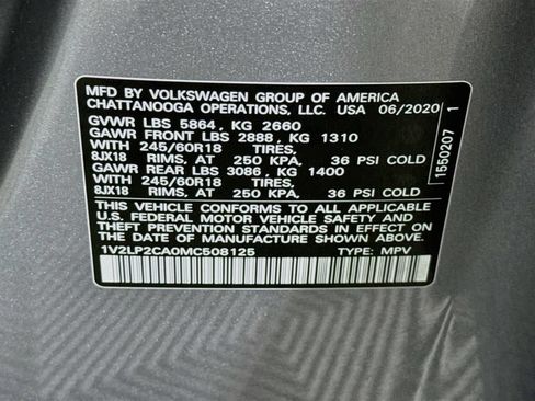 Used 2021 Volkswagen Atlas SE AWD/4WD image 36