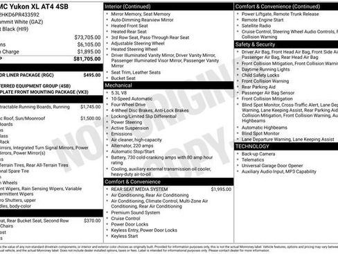 Used 2023 GMC Yukon XL AT4 w/ LPO, Floor Liner Package AWD/4WD image 19