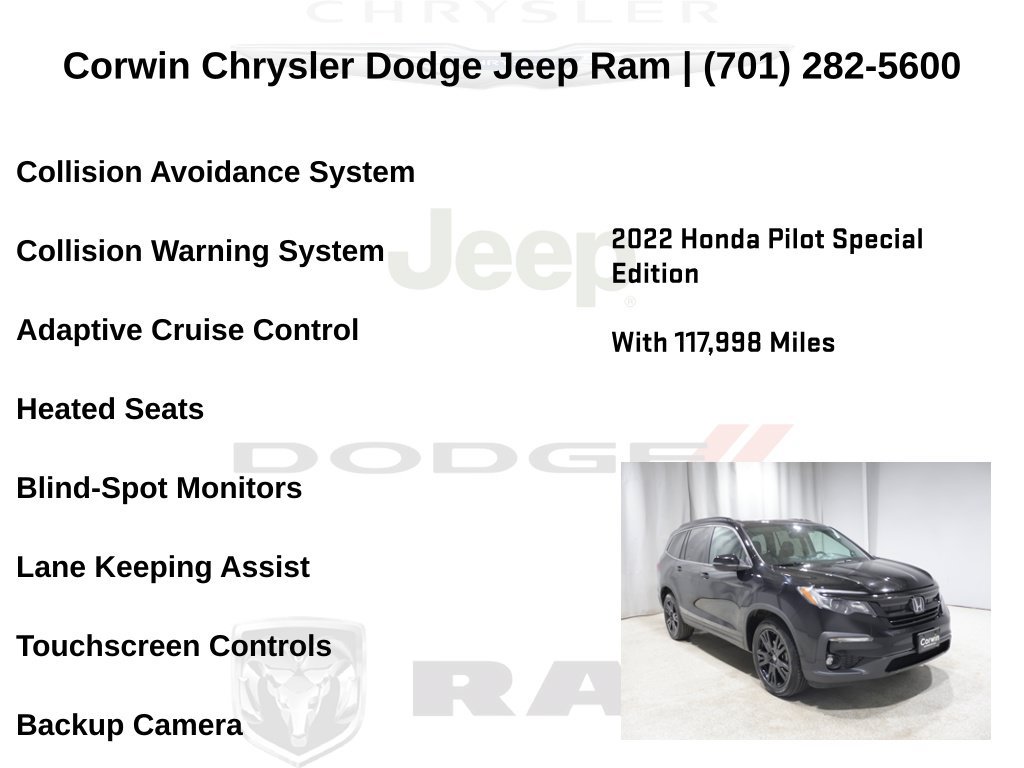 Used 2022 Honda Pilot Special Edition image 6