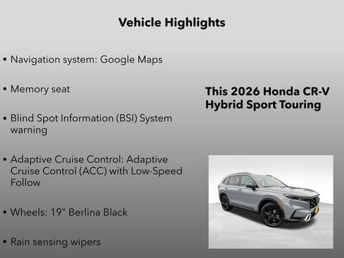 New 2026 Honda CR-V Sport Touring image 5