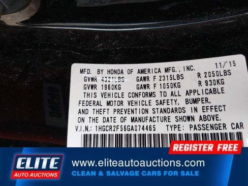 Used 2016 Honda Accord Sport image 18