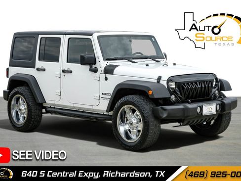 Used 2018 Jeep Wrangler Unlimited Sport S AWD/4WD image 1