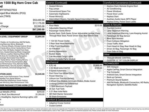 New 2026 RAM 1500 Big Horn AWD/4WD image 35
