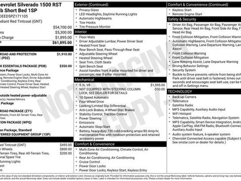 Used 2023 Chevrolet Silverado 1500 RST AWD/4WD image 3