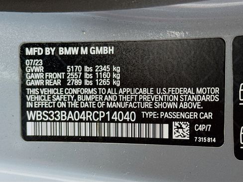 Used 2024 BMW M4 xDrive Competition w/ Executive Package AWD/4WD image 38