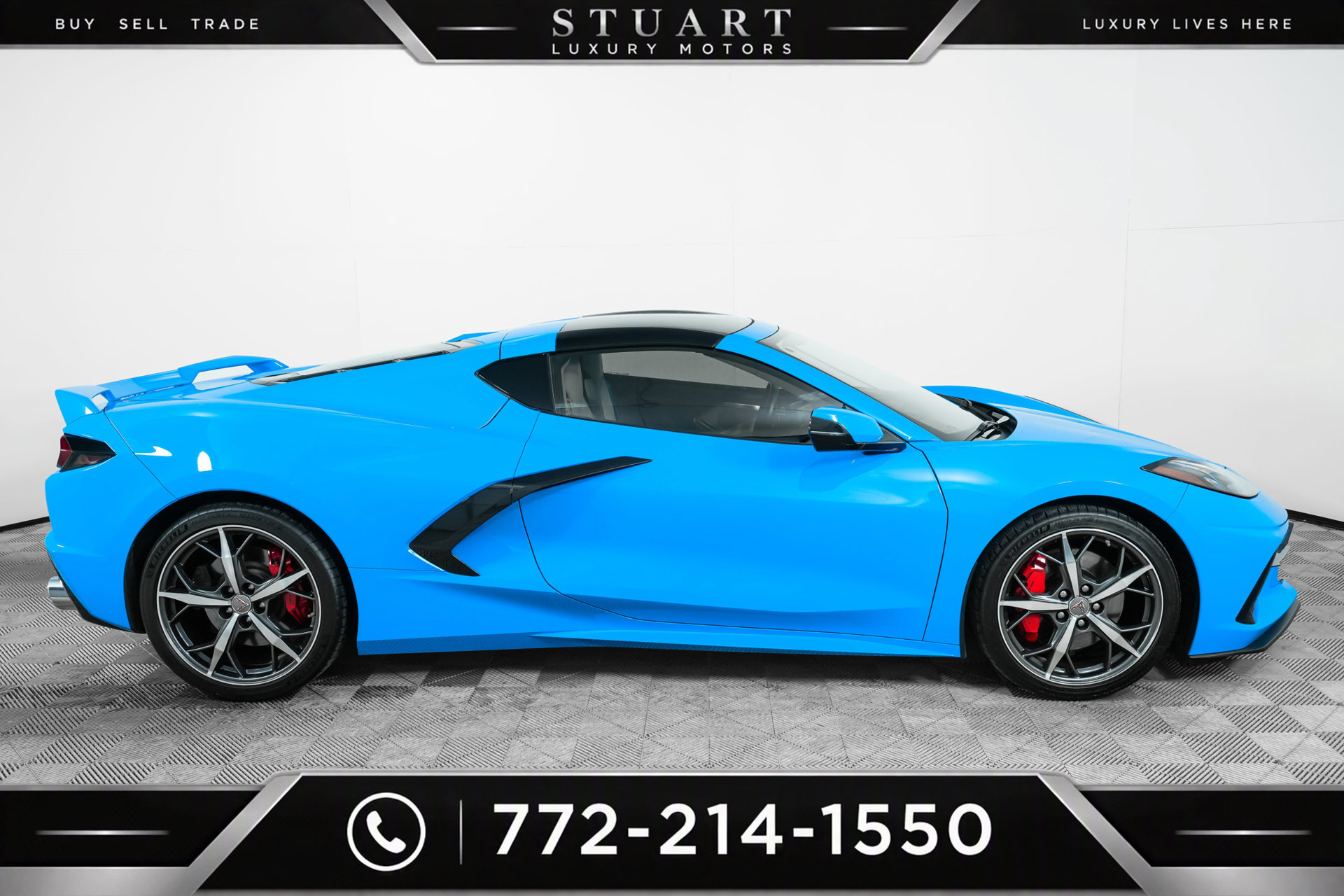 Used 2021 Chevrolet Corvette Stingray Premium Cpe w/ Z51 Performance Package RWD image 72