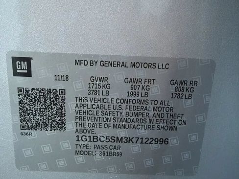 Used 2019 Chevrolet Cruze LS w/ LS Fleet Convenience Package FWD image 30