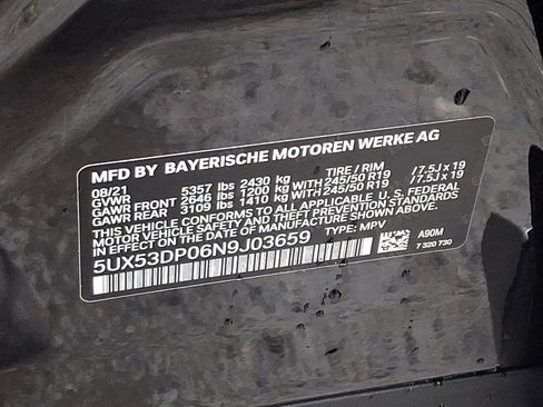 Used 2022 BMW X3 xDrive30i w/ Convenience Package image 28