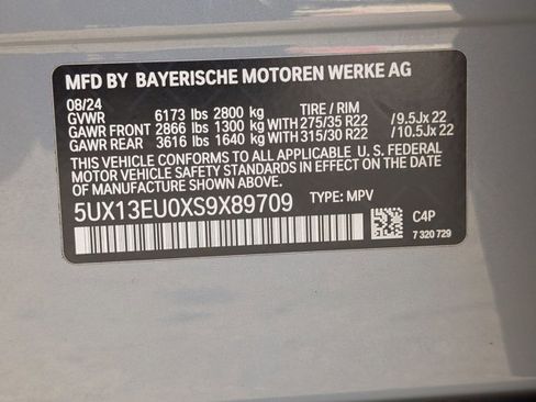 Certified 2025 BMW X5 sDrive40i w/ M Sport Package image 27