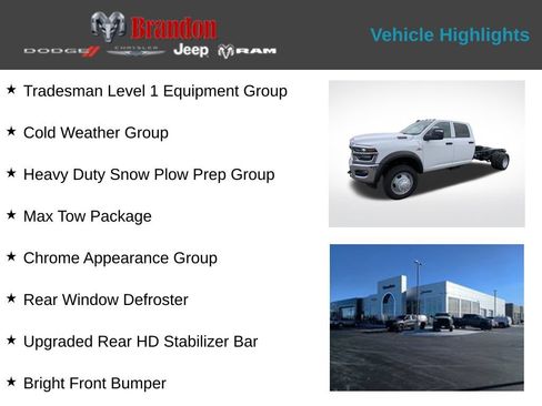 New 2026 RAM 5500 Tradesman w/ Chrome Appearance Group AWD/4WD image 2