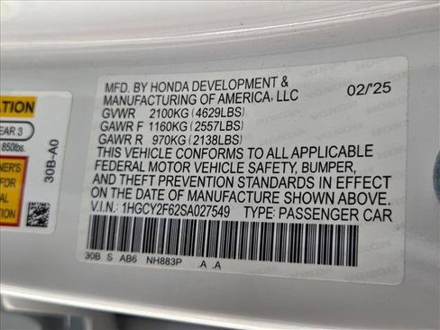 Used 2025 Honda Accord EX-L image 23