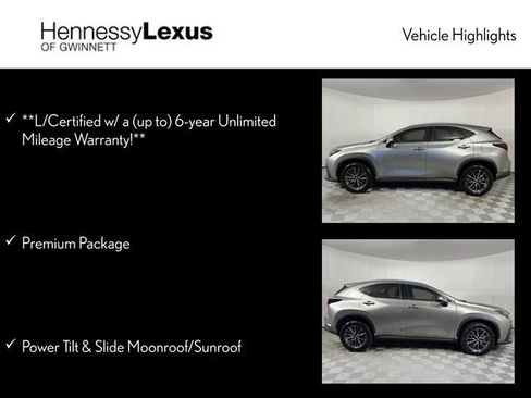 Certified 2023 Lexus NX 350 AWD w/ Premium Package image 12