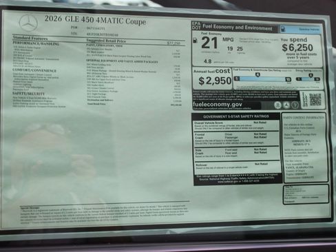 New 2026 Mercedes-Benz GLE 450 4MATIC Coupe image 37
