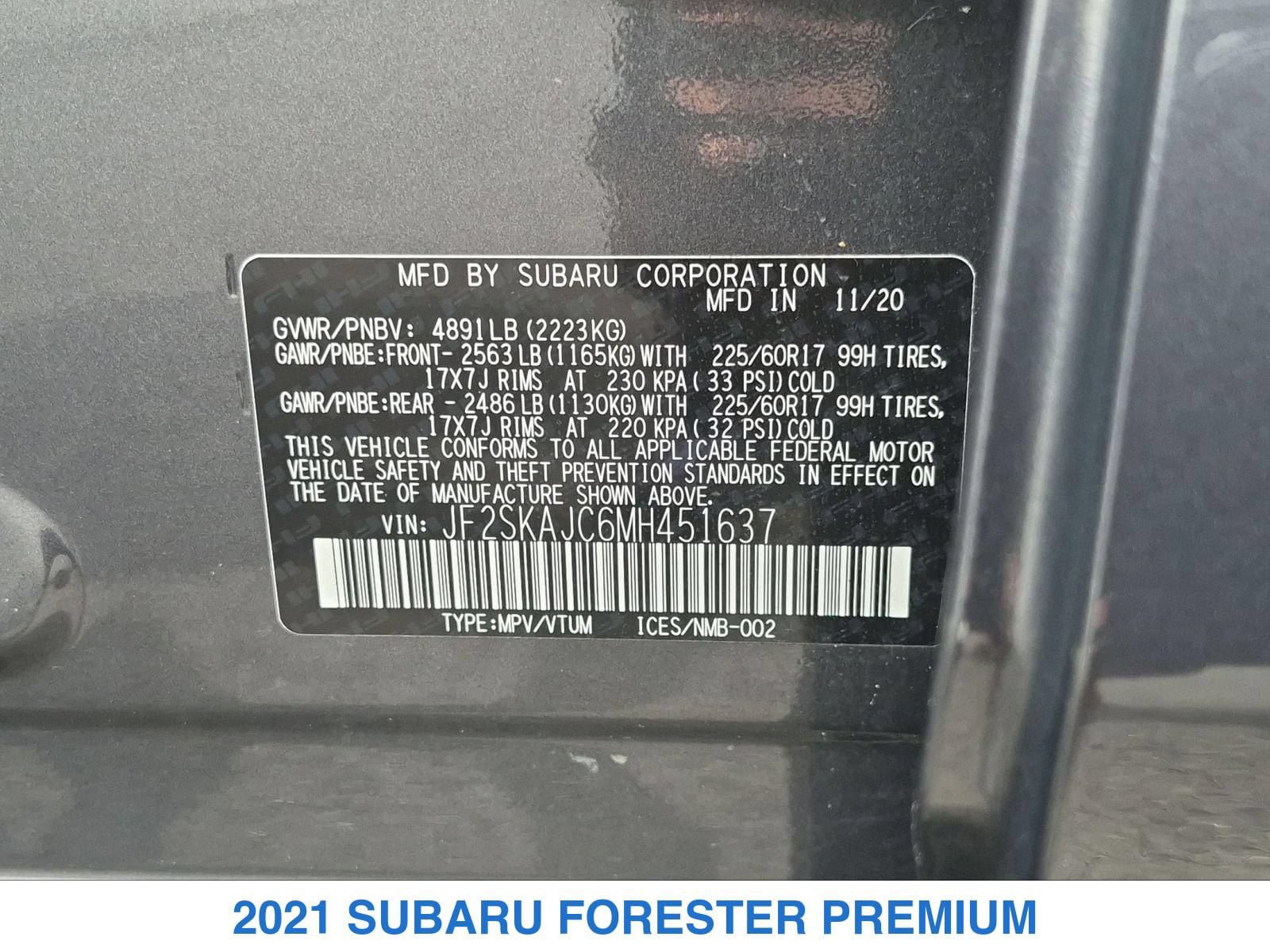 Used 2021 Subaru Forester Premium AWD/4WD image 26