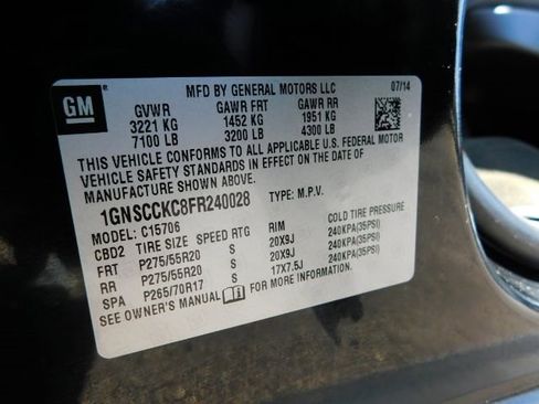 Used 2015 Chevrolet Tahoe LTZ w/ Max Trailering Package image 18