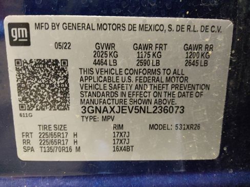 Used 2022 Chevrolet Equinox LT image 33