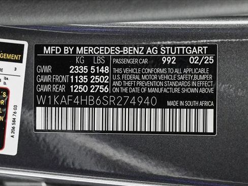Certified 2025 Mercedes-Benz C 300 4MATIC Sedan image 25