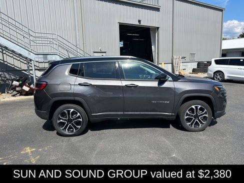 Certified 2022 Jeep Compass Limited w/ Sun and Sound Group image 2