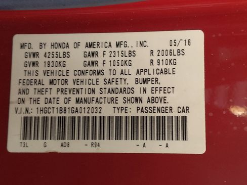 Used 2016 Honda Accord EX-L image 33