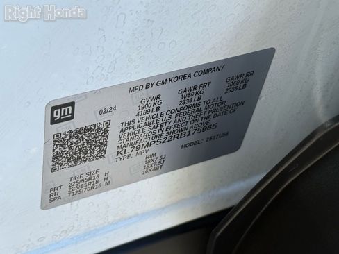 Used 2024 Chevrolet TrailBlazer LT w/ Convenience Package image 33